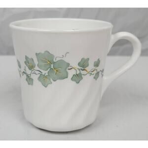 Corning Ware Corelle Callaway Swirl Ivy Tea Coffee Cup Mug